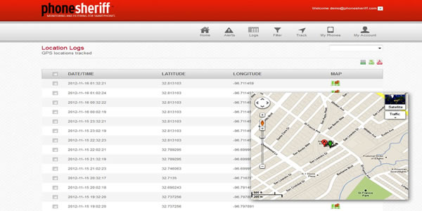 Kdspy spits out gps tracker from iphone to android there are